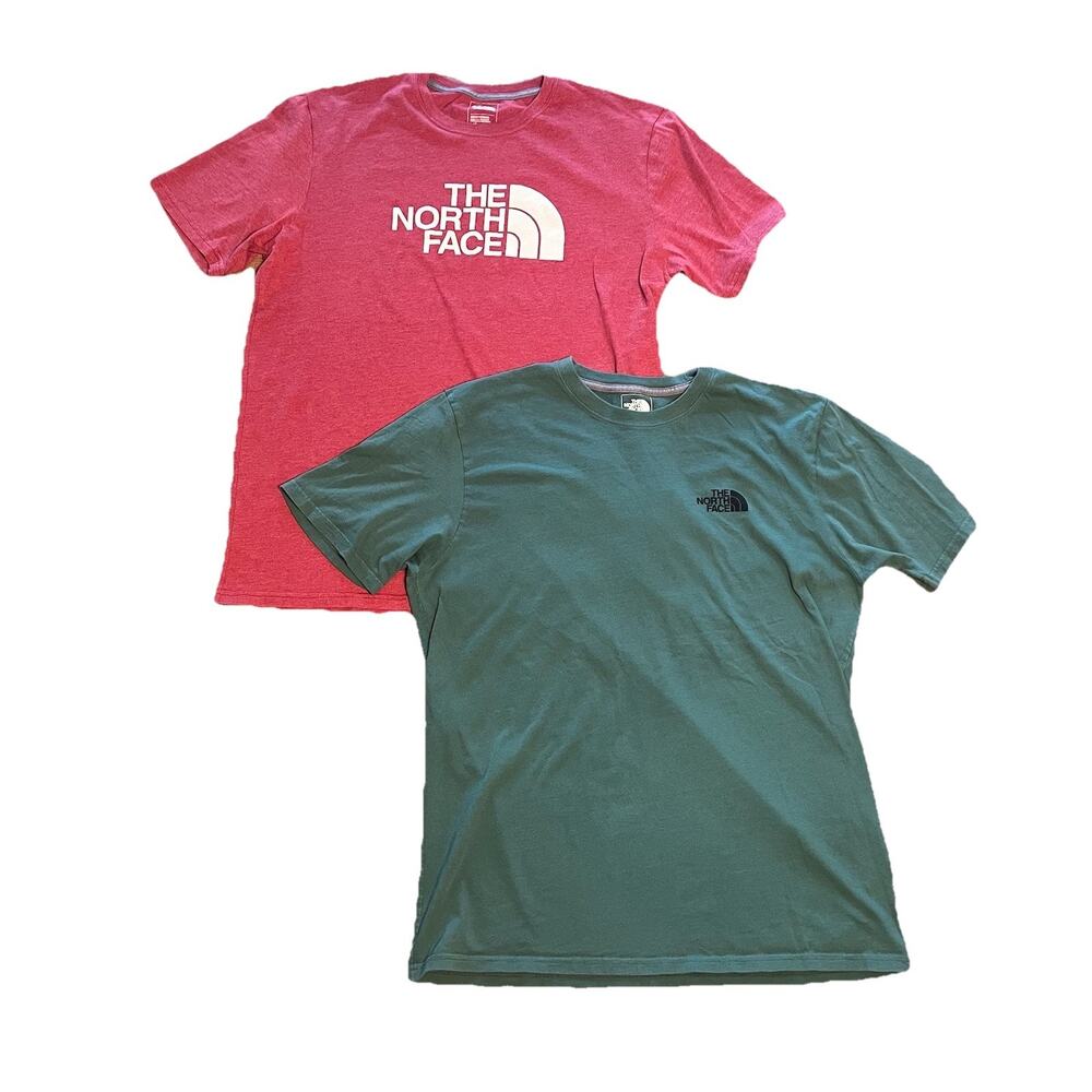 The North Face Shirt Standard Fit Cotton T-Shirt Lot Mens 2 Large Short Sleeve